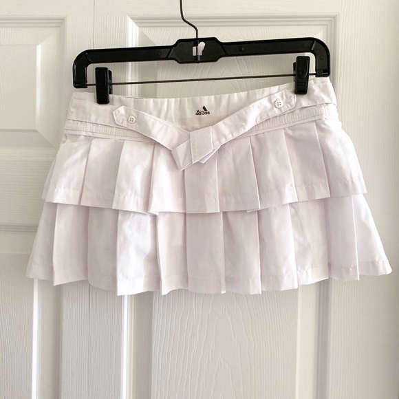 EUC  ADIDAS BY STELLA MCCARTNEY white skirt, sz XS - Picture 3 of 8